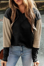 Load image into Gallery viewer, Color Block Dropped Shoulder Hoodie