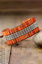 Load image into Gallery viewer, Handmade Triple Layer Natural Stone Bracelet