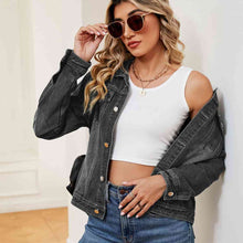 Load image into Gallery viewer, Washed Denim Jacket