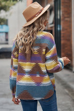 Load image into Gallery viewer, Printed Collared Neck Jacket