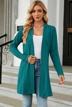 Load image into Gallery viewer, Open Front Long Sleeve Cardigan
