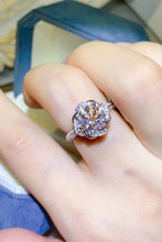 Load image into Gallery viewer, 2 Carat Moissanite 925 Sterling Silver Ring