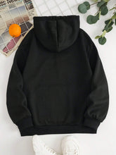 Load image into Gallery viewer, Drawstring Dropped Shoulder Hoodie
