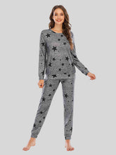 Load image into Gallery viewer, Star Top and Pants Lounge Set