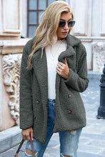 Load image into Gallery viewer, Full Size Lapel Collar Sherpa Coat