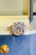 Load image into Gallery viewer, 5 Carat Moissanite 925 Sterling Silver Ring
