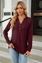 Load image into Gallery viewer, V-Neck Long Sleeve Blouse
