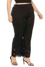 Load image into Gallery viewer, Plus Size Openwork Detail Pants