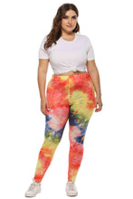 Load image into Gallery viewer, Plus Size Tie Dye Legging