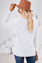 Load image into Gallery viewer, Notched Long Sleeve T-Shirt