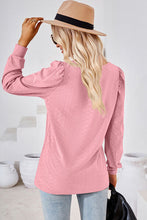 Load image into Gallery viewer, Square Neck Puff Sleeve T-Shirt