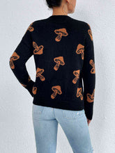 Load image into Gallery viewer, Patterned Drop Shoulder Sweater