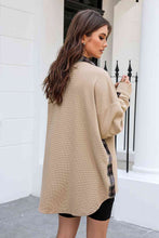 Load image into Gallery viewer, Plaid Button Down Collared Jacket