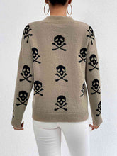 Load image into Gallery viewer, Patterned Drop Shoulder Sweater