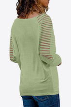 Load image into Gallery viewer, V-Neck Long Raglan Sleeve Top