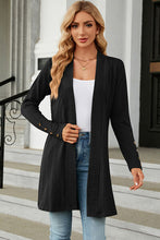 Load image into Gallery viewer, Open Front Long Sleeve Cardigan