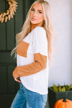 Load image into Gallery viewer, Full Size Color Block Cable-Knit Sweater