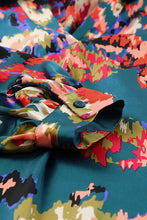 Load image into Gallery viewer, Plus Size Printed Johnny Collar Long Sleeve Blouse