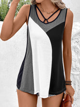 Load image into Gallery viewer, Color Block Tank Top