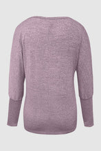 Load image into Gallery viewer, Cutout Round Neck Long Sleeve T-Shirt