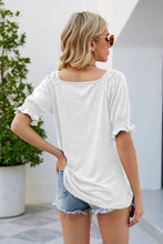 Load image into Gallery viewer, Short Flounce Sleeve Top