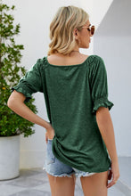 Load image into Gallery viewer, Short Flounce Sleeve Top