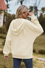 Load image into Gallery viewer, Cable-Knit Long Sleeve Hooded Jacket