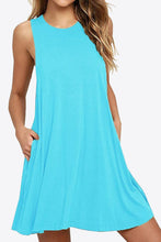 Load image into Gallery viewer, Full Size Round Neck Sleeveless Dress with Pockets