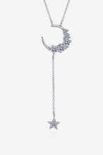 Load image into Gallery viewer, Star & Moon Moissanite Necklace