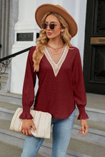 Load image into Gallery viewer, V-Neck Flounce Sleeve Blouse