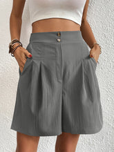 Load image into Gallery viewer, High Waist Shorts with Pockets