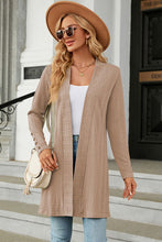 Load image into Gallery viewer, Open Front Long Sleeve Cardigan