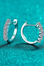 Load image into Gallery viewer, 1 Carat Moissanite Hoop Earrings