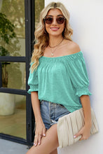 Load image into Gallery viewer, Short Flounce Sleeve Top