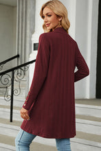 Load image into Gallery viewer, Open Front Long Sleeve Cardigan