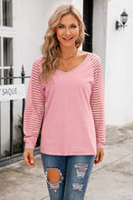 Load image into Gallery viewer, V-Neck Long Raglan Sleeve Top