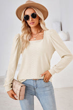 Load image into Gallery viewer, Square Neck Puff Sleeve T-Shirt