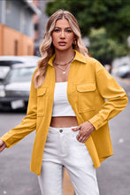 Load image into Gallery viewer, Dropped Shoulder Longline Shirt with Pockets