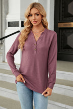 Load image into Gallery viewer, V-Neck Long Sleeve Blouse