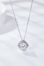 Load image into Gallery viewer, 1 Carat Moissanite Geometric Pendant Necklace