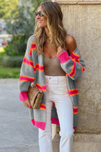 Load image into Gallery viewer, Ribbed Long Sleeve Cardigan