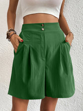 Load image into Gallery viewer, High Waist Shorts with Pockets