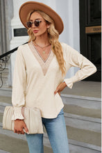 Load image into Gallery viewer, V-Neck Flounce Sleeve Blouse