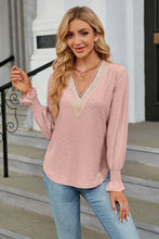 Load image into Gallery viewer, V-Neck Flounce Sleeve Blouse