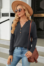 Load image into Gallery viewer, V-Neck Long Sleeve Blouse