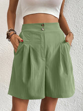 Load image into Gallery viewer, High Waist Shorts with Pockets