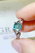 Load image into Gallery viewer, 1 Carat Moissanite Crisscross 925 Sterling Silver Ring