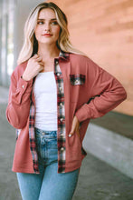 Load image into Gallery viewer, Plaid Button Down Collared Jacket