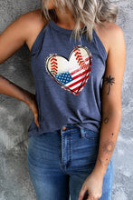 Load image into Gallery viewer, US Flag Heart Graphic Tank