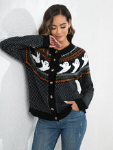 Load image into Gallery viewer, Ghost Button Up Long Sleeve Cardigan